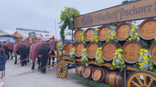 Германия. Прогулка по Октоберфесту 2025 в Мюнхене в формате 4К