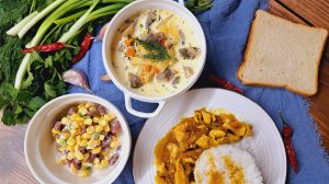 Вы не поверите! Обед за 1 час! Часть 2! 3 блюда за 1 час!👍👍👍