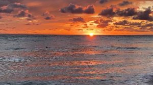 30 сентября Сочи. Закат солнца на море