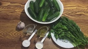 Малосольные огурцы _Как приготовить малосольные огурцы