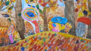 "Осенний лес. Грибы". Мастер-класс по мультипликации в игровой комнате "Территория детства"