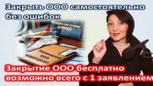 Как ликвидировать ООО в упрощенном порядке самостоятельно и без госпошлины 1 документом. ИНСТРУКЦИЯ
