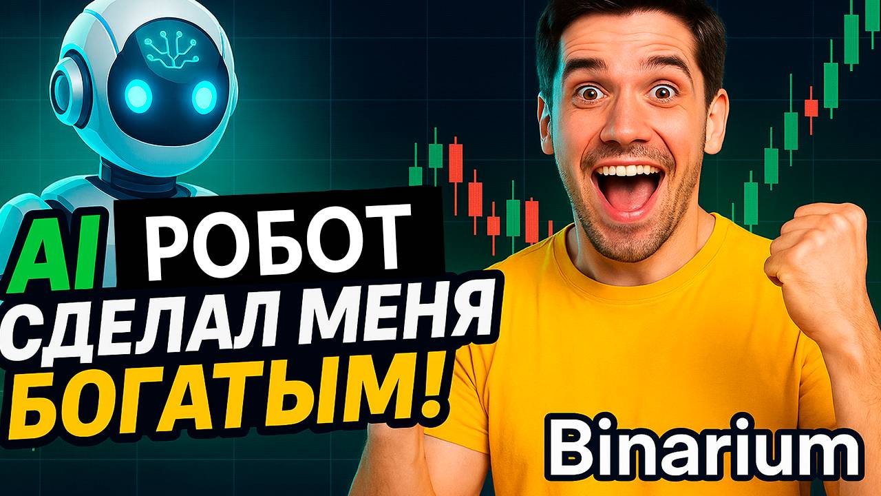 Поднялся на Binarium! AI Робот сделал меня богатым! Бинариум обучение с нуля! Бинарные опционы