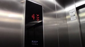KONE MonoSpace MRL Traction elevator @ Punktveien 1, Narvik, Norway.