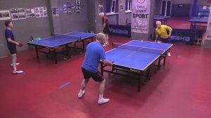 жесть! Меркурьев Д. (537) - Морозов И. (589) настольный теннис 25.09 Любительский турнир