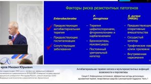 Антибактериальная терапия сепсиса и мультирезистентных инфекций Киров М.Ю.