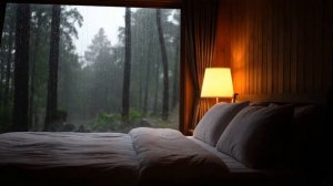 Дождливая ночь - спокойная музыка для медитации сна, фоновая релаксация, звёздные сны