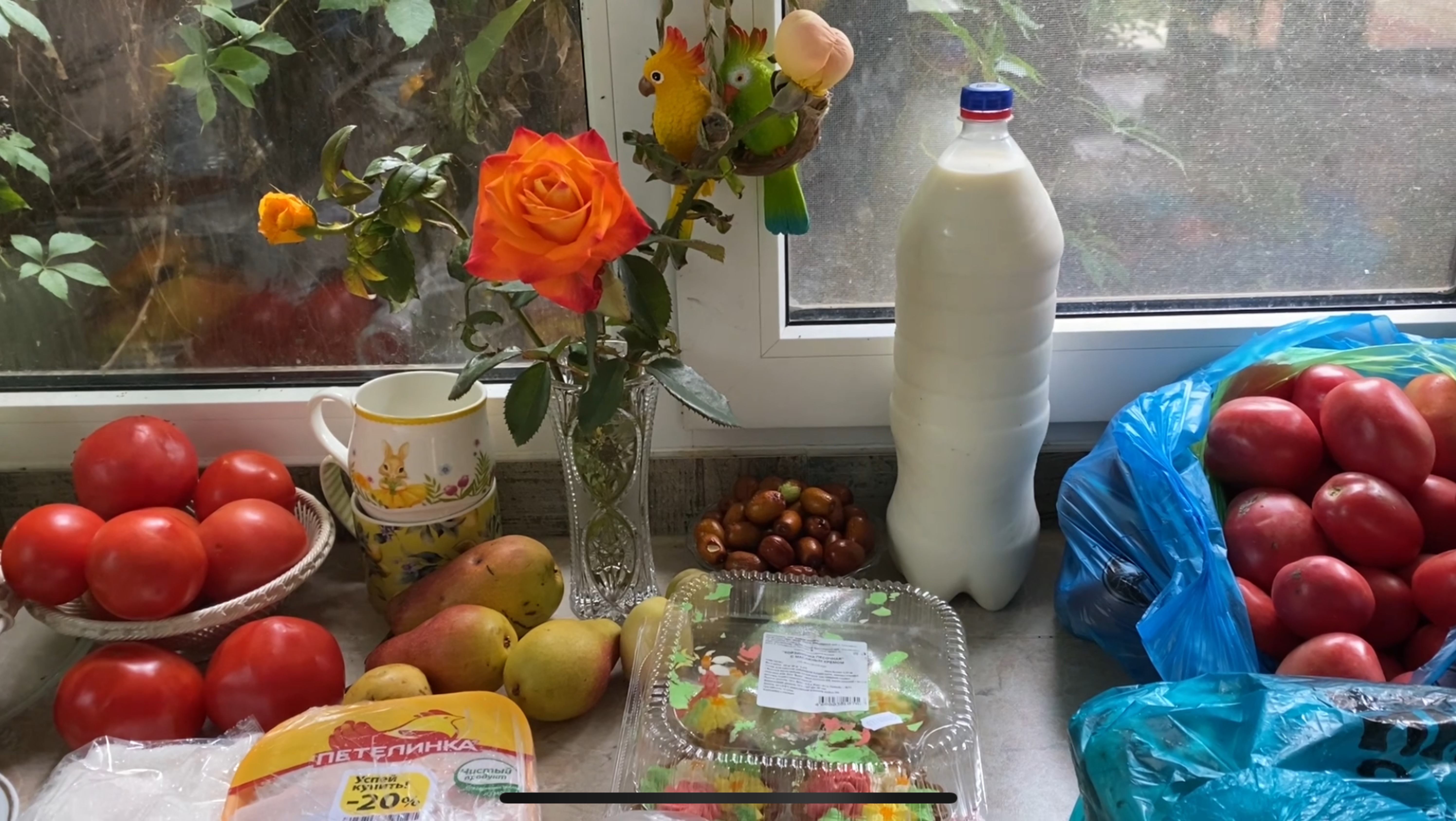 Покупки продуктов на рынке, в Магните, покупки одежды🍞🧁🥩🍅🥬🥛🥟👖