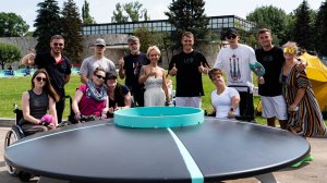 Уфобол. Многофункциональный тренажер для игры в футбол, волейбол, гандбол и настольный теннис