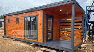 ГОТОВАЯ БАНЯ «СКАНДИНАВИЯ» ПОД КЛЮЧ С ТЕРРАСОЙ | ГОТОВЫЕ БАНИ