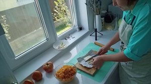 Нахожу себе домашние дела// Манты с тыквой и борщ