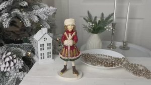 Декоративная фигура БАЛЕТ НА ЛЬДУ: ЮНАЯ ИНЕС, полистоун, 18 см, MC38111