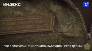 ПВО Белоруссии уничтожила заблудившиеся дроны
