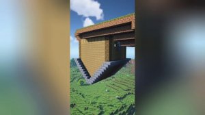 Строю перевернутый дом для выживания в Maincraft