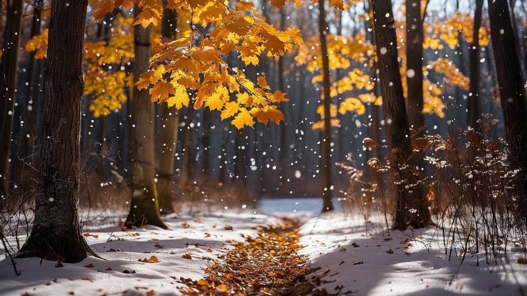 И ПУСКАЙ СО СНЕГОМ ЧАСТО ЭТИ ДНИ. МОЖЕТ СОЗДАНЫ ДЛЯ СЧАСТЬЯ И ОНИ