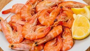 креветки в сливочном  соусе