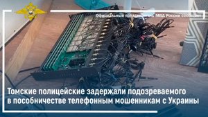 Томские полицейские задержали подозреваемого в пособничестве телефонным мошенникам с Украины