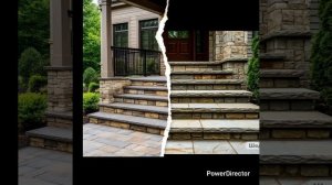 Видеообзор.Печатный бетон.Оформление крыльцо ступени.Имитация 🛠️ природного камня