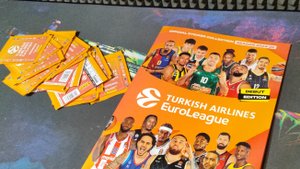 Распаковка журнала для стикеров "Евролига" сезона 2024-2025