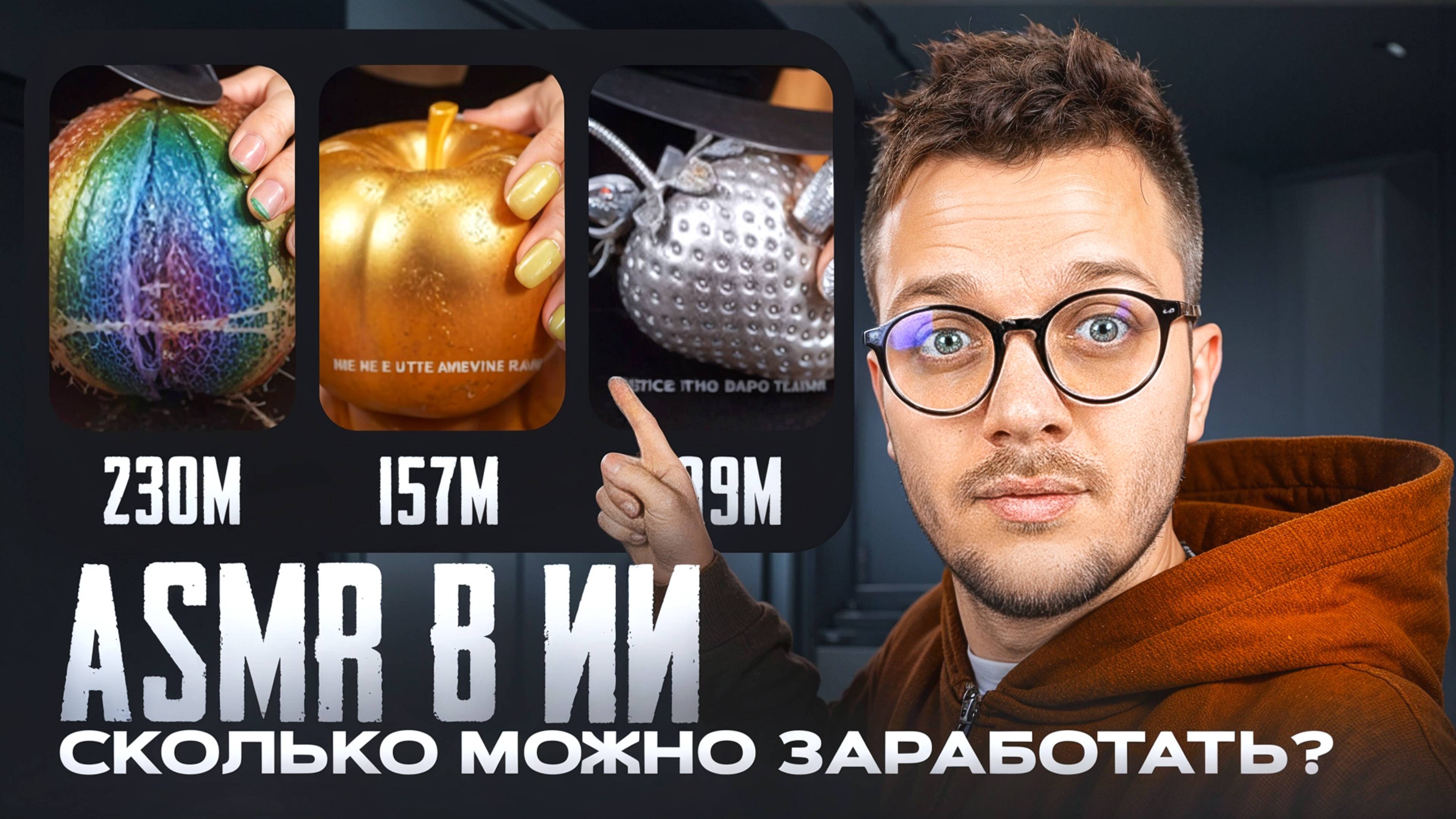 Нейросеть делает АСМР видео за 1 мин (заработок без лица и голоса на Asmr)