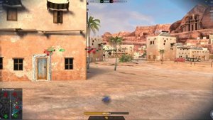 Играю в Tanks Blitz - Бой на американской ПТ-САУ 5 уровня M10 Wolverine (Обидное поражение)