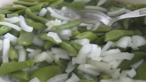 Лобио с яйцом