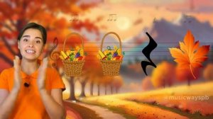 РИТМ-ИГРА  Осень для детей. Развитие чувства ритма. Музыкальная грамота. Длительность нот.