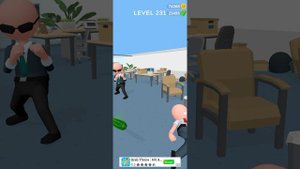 тестирую оружие в игре сумасшедший офис вторая часть