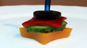 Канапе из мяса и овощей