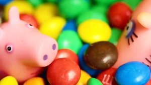 Свинка Пеппа Мультик с игрушками Шоколадный дождь из MMs Peppa Pig MMs #мультПеппа #Свинка #Мультики