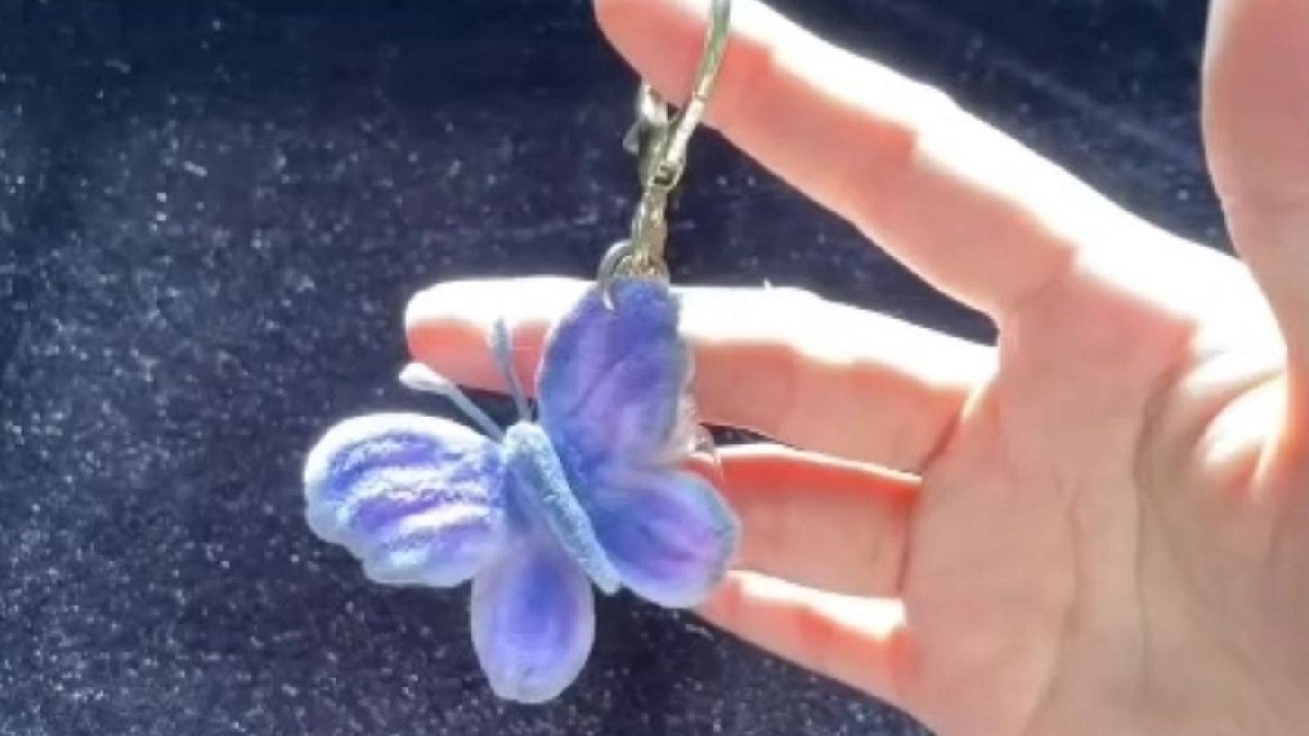 Брелок бабочка из синельной проволоки, поделка своими руками смотреть онлайн