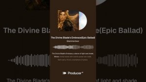 The Divine Blade's Embrace(Epic Ballad)