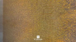 Видеодемонстрация ламинированного стекла с золотыми нитями