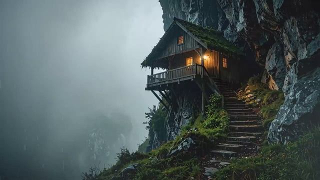 HIDDEN PLACE | Ethereal Meditative Ambient Music With Rain - Deep Soothing Soundscape For Relaxation