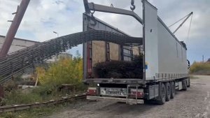 Плоские арматурные каркасы, погрузка.