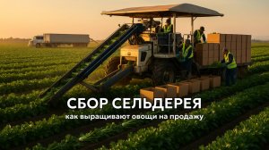 Как американские фермеры собирают 1,6 миллиарда фунтов сельдерея