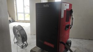 как высушить дом после штукатурки стен, после заливки пола