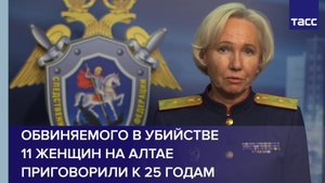 Обвиняемого в убийстве 11 женщин на Алтае приговорили к 25 годам
