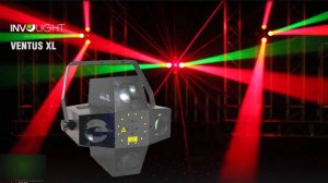 Светодиодный световой прибор + лазер Involight VENTUS XL