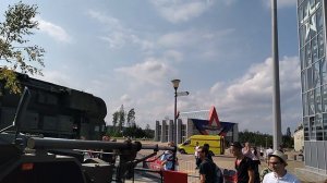 Машина дистанционного разменирования ЛИСТВА, подрывает боеприпасы без касания