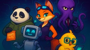 1 серия НейроПлюшки знакомятся. Ии-мультсериал