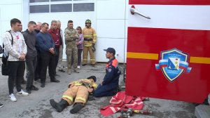 Учебно-практические занятия прошли в пожарно-спасательной части Терновки