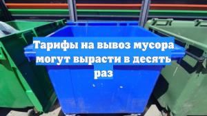 Тарифы на вывоз мусора могут вырасти в десять раз