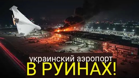 Россия наносит удары по крупнейшему аэропорту Украины — Борисполь в огне! смотреть онлайн