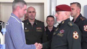 За выполнение задач в зоне СВО росгвардейцам вручили награды