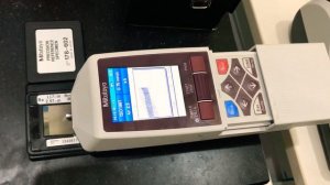 Calibration process of SJ-210 Процесс калибровки профилометра Mitutoyo SJ-210