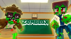 А-А-А-А-А😱УЧИЛКА ЗОМБИ#СПАС ПОДРУЖКУ