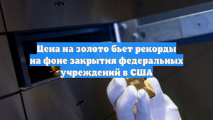 Цена на золото бьет рекорды на фоне закрытия федеральных учреждений в США