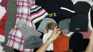 38960 Шапки шарфы перчатки взрослые, 5пак, 14D, секонд (extra) оптом