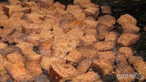 Квас из бородинского хлеба без дрожжей